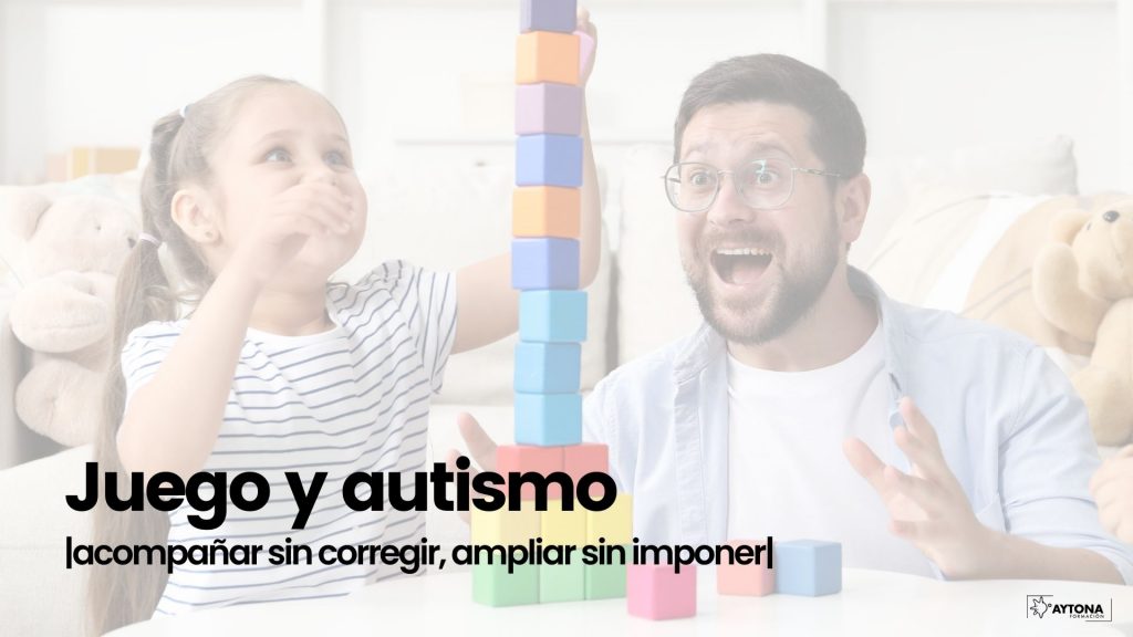 niño y adulto jugando